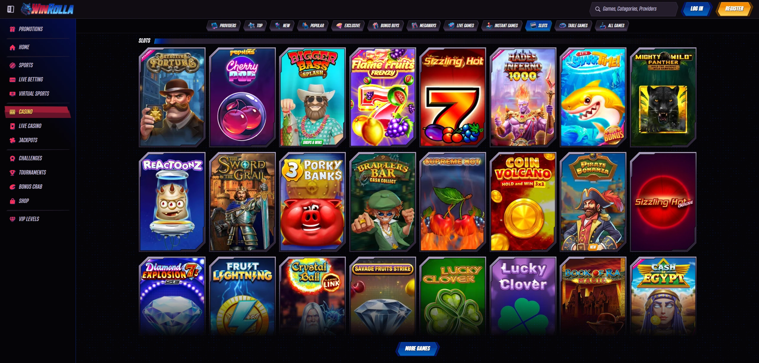 Slot Machine WinRolla Casino